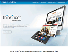 Tablet Screenshot of dosalcubo.com